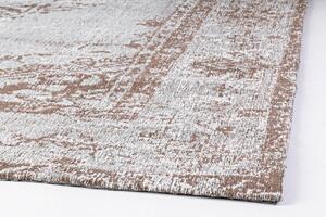 SIRIA szürke és barna pamut szőnyeg 160x230 cm