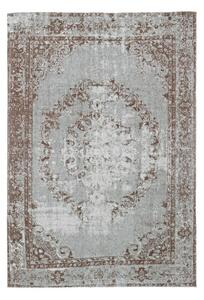 SIRIA szürke és barna pamut szőnyeg 140x200 cm
