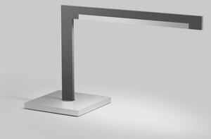 Light-Point - Inlay T2 Linear Asztali Lámpa Satin Matt Black/Satin Silver - Lampemesteren