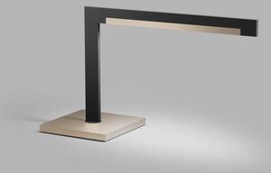 Light-Point - Inlay T2 Linear Asztali Lámpa Satin Matt Black/Satin Gold - Lampemesteren