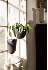 Ferm LIVING - Speckle Hanging Pot Large Dark Grey - Lampemesteren