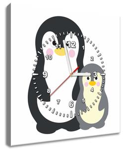 Gario Órás falikép Pingvinek Méret: 30 x 30 cm