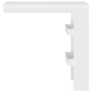 Modern Fali Bárasztal - Fehér - 102x45x103,5 cm