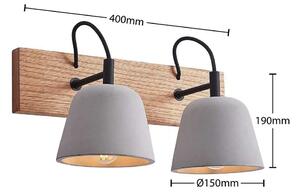 Lucande - Otavis 2Fali Lámpa Concrete - Lampemesteren