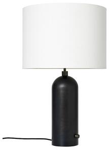 GUBI - Gravity Asztali Lámpa Large Black Steel/White - Lampemesteren