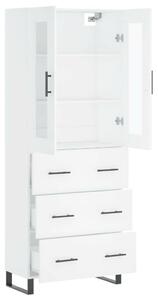 VidaXL Fehér Fa Magasszekrény - 180 cm
