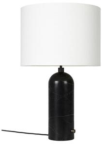 GUBI - Gravity Asztali Lámpa Large Black Marble/White - Lampemesteren
