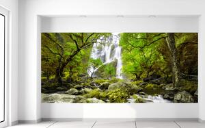 Gario Fotótapéta Gyönyöru tavaszi vízesés Anyag: Öntapadó, Méret: 536 x 240 cm
