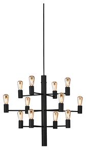 Herstal - Manola 12 Csillár Black Dimmable LEDHerstal - Lampemesteren