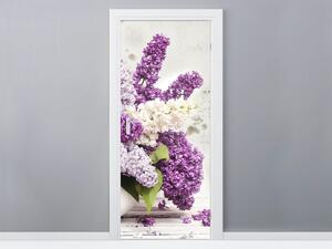 Fotótapéta ajtóra Orgona a vázában Anyag: Öntapadó, Méretek: 95 x 205 cm