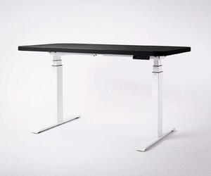 THE DESK fekete elektromos állítható magasságú íróasztal 90x180cm