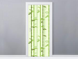 Öntapadó ajtó fotótapéta Bambusz motívum