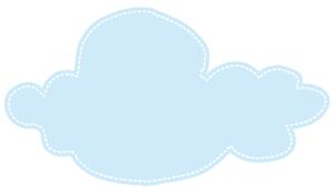 Falmatrica gyerekeknek Nagy kék felhőcske