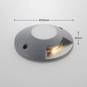 Lucande - Jeffrey LED Kültéri Beépíthető Spotlámpák Silver - Lampemesteren
