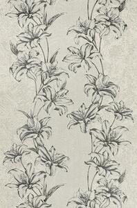 Fekete virág mintás tapéta (1517-21)