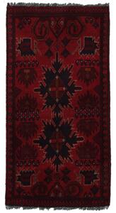 Gyapjú szőnyeg bordó Kargai 54x105 kézi csomózású keleti szőnyeg