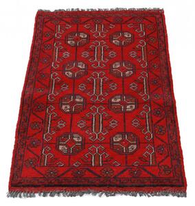 Gyapjú szőnyeg bordó Kargai 50x94 kézi csomózású keleti szőnyeg
