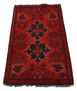 Gyapjú szőnyeg bordó Kargai 54x105 kézi csomózású keleti szőnyeg