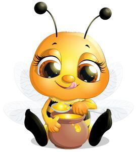 Falmatrica gyerekeknek Méhecske mézzel