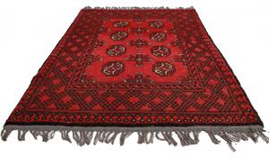 Gyapjú szőnyeg bordó Aqchai 78x116 kézi szőnyeg