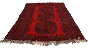 Gyapjú szőnyeg bordó Aqchai 74x114 kézi szőnyeg