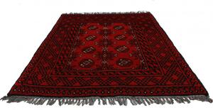 Gyapjú szőnyeg bordó Aqchai 79x112 kézi szőnyeg