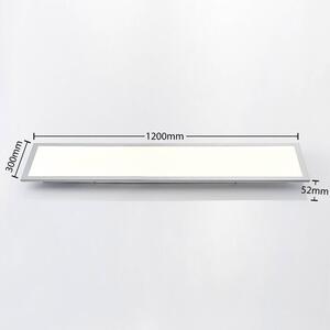 Lindby - Kjetil Mennyezeti Lámpa Smart Home 120x30 Silver/White - Lampemesteren