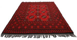 Gyapjú szőnyeg bordó Aqchai 79x112 kézi szőnyeg