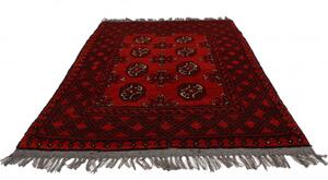 Gyapjú szőnyeg bordó Aqchai 78x116 kézi szőnyeg