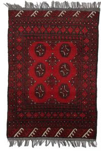 Gyapjú szőnyeg bordó Aqchai 75x109 kézi szőnyeg