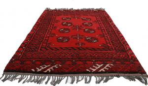 Gyapjú szőnyeg bordó Aqchai 83x114 kézi szőnyeg