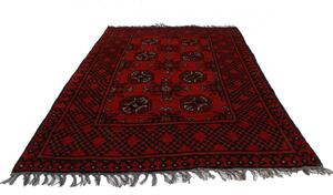 Gyapjú szőnyeg bordó Aqchai 73x116 kézi szőnyeg