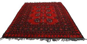 Gyapjú szőnyeg bordó Aqchai 79x114 kézi szőnyeg