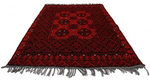 Gyapjú szőnyeg bordó Aqchai 73x110 kézi szőnyeg