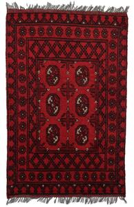 Gyapjú szőnyeg bordó Aqchai 75x116 kézi szőnyeg