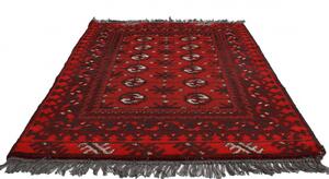 Gyapjú szőnyeg bordó Aqchai 75x111 kézi szőnyeg