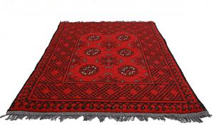Gyapjú szőnyeg bordó Aqchai 69x112 kézi szőnyeg