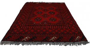 Gyapjú szőnyeg bordó Aqchai 74x117 kézi szőnyeg