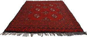 Gyapjú szőnyeg bordó Aqchai 78x112 kézi szőnyeg