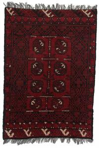 Gyapjú szőnyeg bordó Aqchai 74x104 kézi szőnyeg