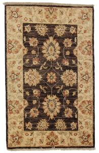 Ziegler gyapjú szőnyeg fekete-bézs 60x95 kézi perzsa szőnyeg