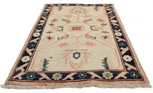 Ziegler gyapjú szőnyeg bézs-kék 58x90 kézi perzsa szőnyeg