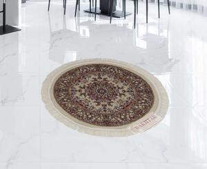 Kerek szőnyeg Medalion cream 100x100 (Premium) perzsa szőnyeg