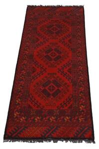 Keleti szőnyeg bordó Caucasian 49x143 kézi csomozású Afgán szőnyeg