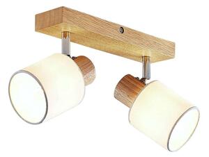 Lindby - Wanessa 2 Mennyezeti Lámpa Wood/White - Lampemesteren