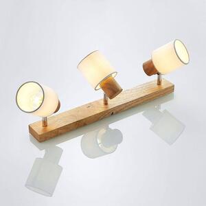 Lindby - Wanessa 3 Mennyezeti Lámpa Wood/White - Lampemesteren