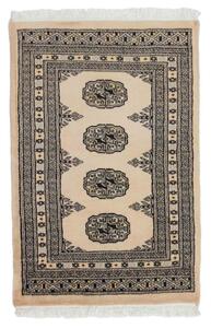 Gyapjú szőnyeg bézs Bokhara 63x96 kézi nappali szőnyeg