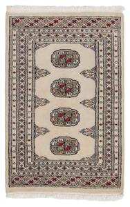 Gyapjú szőnyeg bézs Bokhara 62x94 kézi nappali szőnyeg