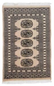 Gyapjú szőnyeg bézs Bokhara 64x97 kézi nappali szőnyeg
