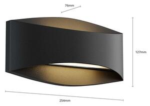 Lindby - Evric LED Kültéri Fali Lámpa L25,4 BlackLindby - Lampemesteren